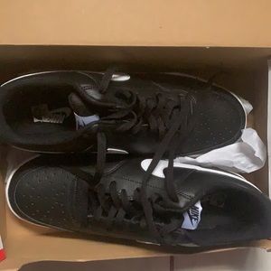 Black and white nikes